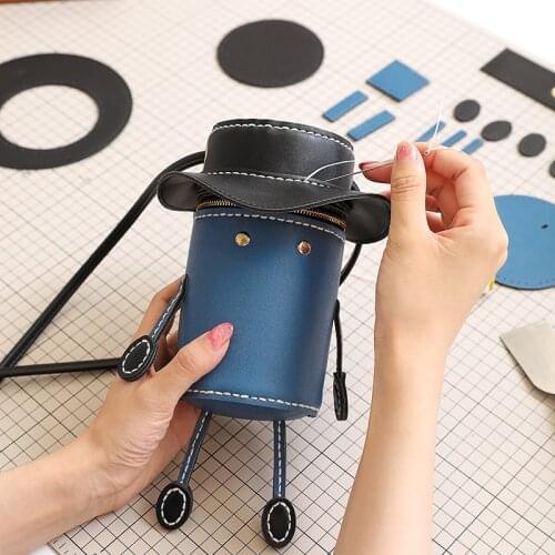 Women Bags DIY Handbags Messenger Bag Ladies Crossbody Strap Set PU leather Bag Bottoms With Hardware Accessories DIY Handmade