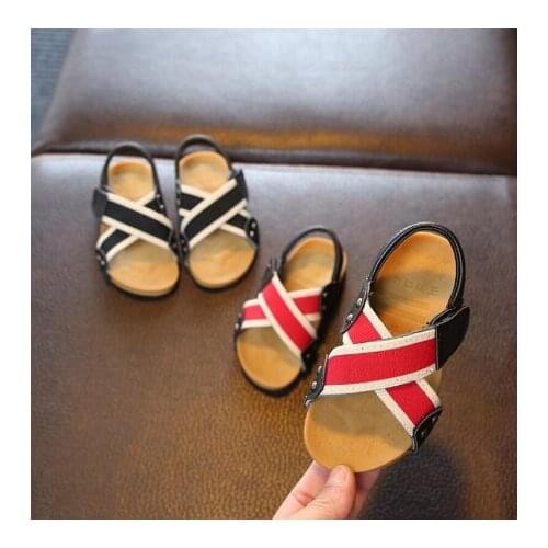 2020 Girls Boys Shoes kids Summer Baby Beach Sandals Shoes Skidproof Toddlers Infant Children Kids Sport Shoes Black Red