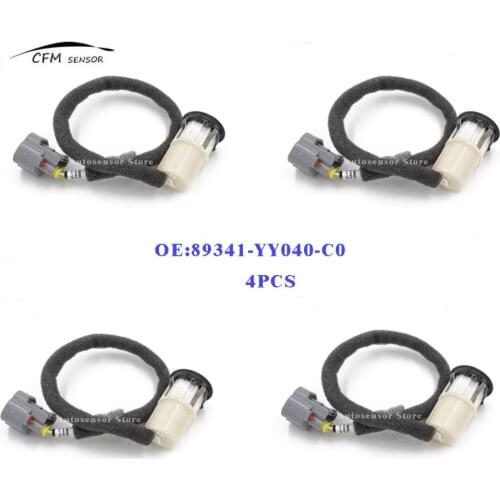 4PCS 89341-YY040-C0 PDC Parking Sensor Bumper Reverse For Toyota Rav4 Camry 89341-YY040