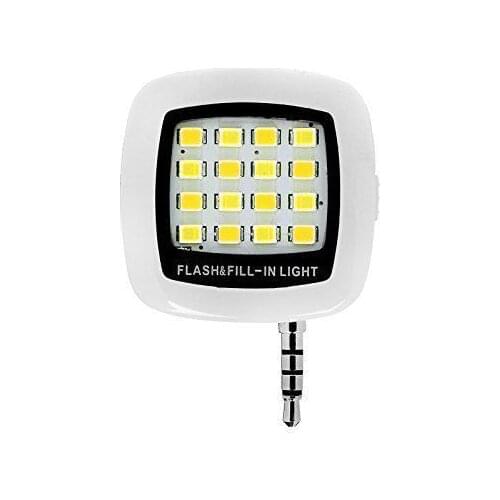 White Mini Spotlight Smartphone LED Flash and Fill-Light For Apple iPhone 6 5 4
