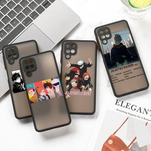 Jujutsu Kaisen Case For Samsung A51 A50 A32 A52 A31 A 12 A71 A21s M31 A70 Funda Galaxy S21 Ultra S20 FE S10 Plus Matte PC Cover