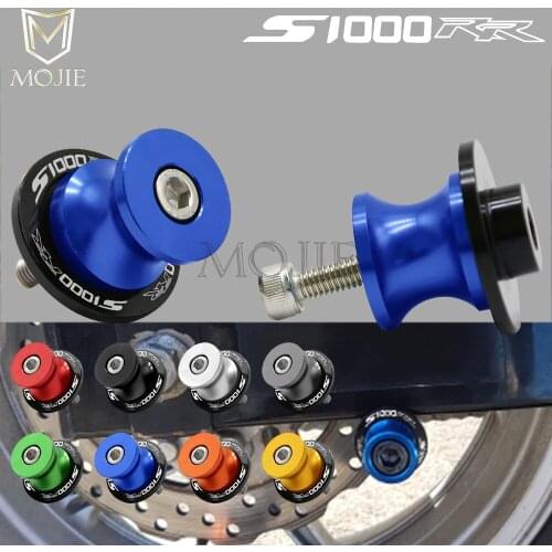 For BMW S1000 RR S 1000 RR S1000RR 2009 2010 2011 2012 2013 2014 Swingarm Sliders Spools 8mm Aluminum Motorcycle Swingarm Stand