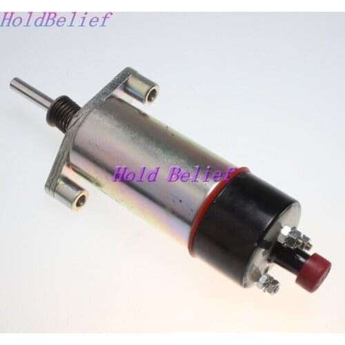 Fuel Shutdown Solenoid 155-4653 Fit for 24V/12V Stop Solenoid Valve