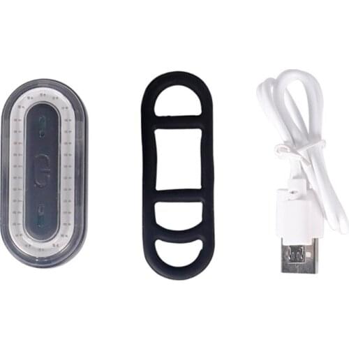 Cycling Tail Light Bike Rear Lamp Rechargable Warning Safety Lantern Taillight 448D