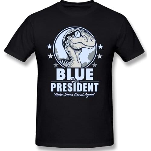Blue For President Mens Basic Short Sleeve T-Shirt Funny R303 Top tee USA Size