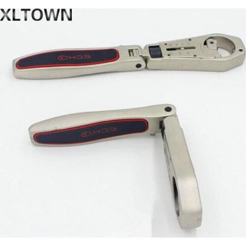 XLTOWN Multi-Function Ratchet Wrench 180 Degree Foldable Quick Ratchet Wrench high quality Chrome molybdenum steel hand tools