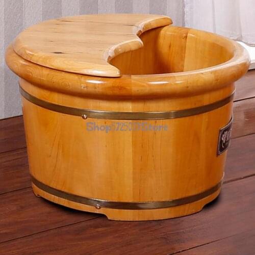 Cedar Foot Soaking Cask Foot Bath Cask Household Foot Washing Cask Solid Wood Foot Soaking Cask Foot Therapy Cask Foot Washing C