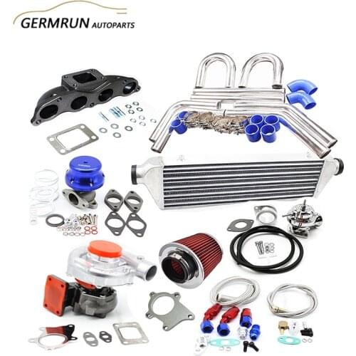 Turbo Kit T3/T4 fit for 06-11 Hond@ Civi*c Si K20Z3 FG2 Acco*rd TSX CRV FMIC WG BOV Manifold