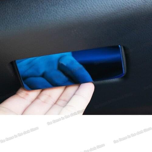 Lsrtw2017 Stainless Steel Car Co-pilot Storage Box Handle Panel for Chevrolet Cavalier 2017 2018 2019 2020