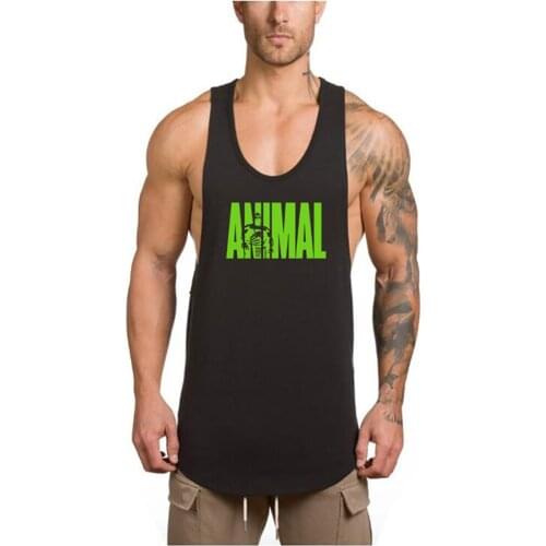 New Brand Workout Cotton Gym Mens Tank Top Clothing Bodybuilding Musculation Fitness Singlets Vest Muscle Sport Sleeveless Shirt