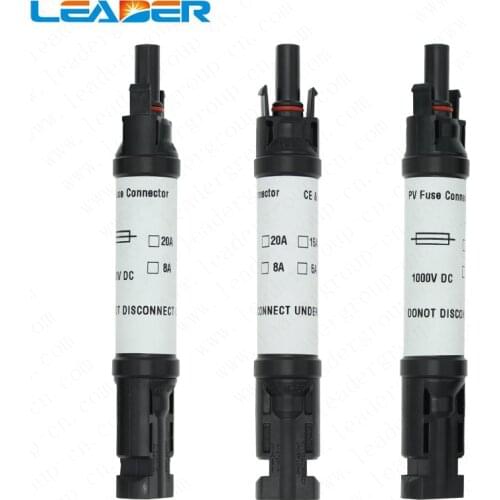 5sets/lot Solar PV fuse 5A 10A 15A 20A Photovoltaik Solar fuse connector