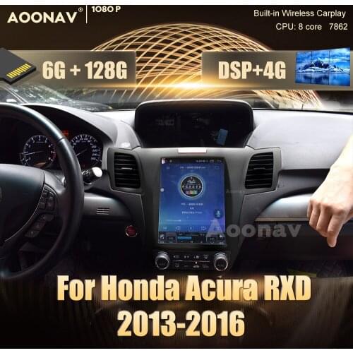 128GB 2 din Android 10.0 multimedia player For Acura RDX 2013-2016 car Radio Android auto carplay support Google