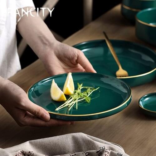 FANCITY Dishes set, ceramic bowls, household bowls, rice bowls, soup bowls
