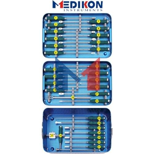 New German PLIF PEEK Lumbar Cage & Posterior Lumbar Interbody Fusion Cage instruments set spine spinal surgery cervical set