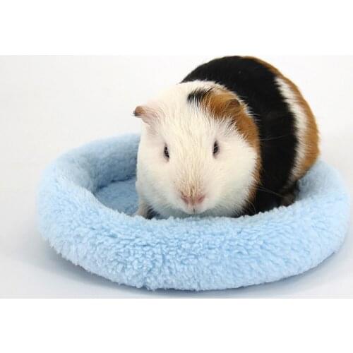 New Small Animal Guinea Hamster Bed House Winter Warm Squirrel Hedgehog rabbit Chinchilla Bed mat House Nest Hamster Accessories