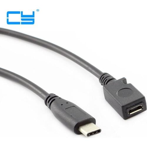 USB 3.1 Type-C Male to Micro USB Female Converter Cable Adapter 25cm