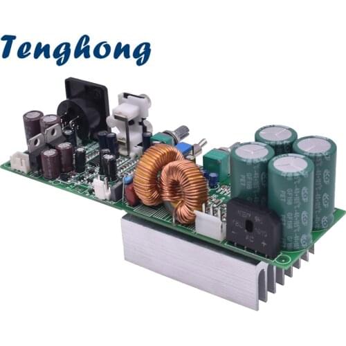 Tenghong TDA8954TH Subwoofer Amplifier Board 420W Mono Digital Audio Amplifier Dual AC Power For 15inch Woofer Speaker DIY AMP