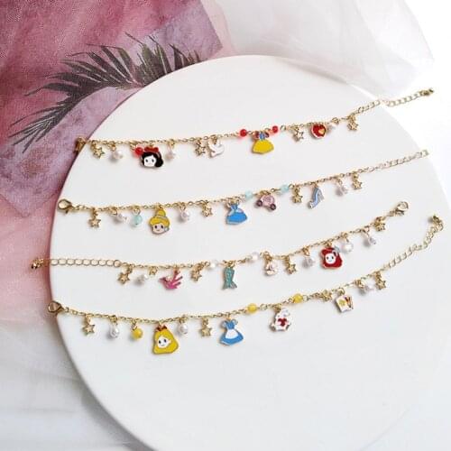 Charms Cute Girl Rabbit Bird Pumpkin Bracelet Bangles For Women Fashion Japanese and Korea Jewelry Accessories