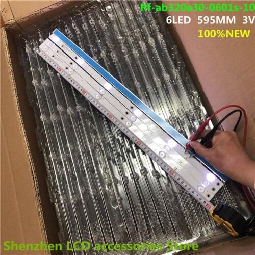 Rf-ab320e30-0601s-10 595MM 6LED 32inch use LCD TV backlight bar aluminium 100%new