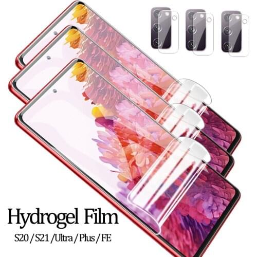 S20 plus celular pelicula samsung s21 ultra hydrogel film samsung s20 fe 5g screen protector galaxy note 20 ultra s 2 1 hidrogel samusng s20fe not glass cover samsung s20
