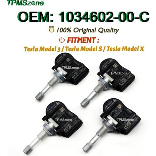 OEM 1034602-00-C Tire Pressure Monitoring System Car TPMS 433MHz For Tesla Model S Model X Model 3 Tyre Air Monitor Sensor