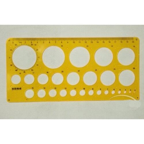 Tick engraved on for ruler Paint Learning Adult Painting Circle Ruler Drawing Design Round Template Tick Engraved On For Wear