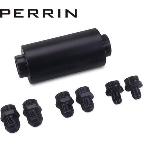 Universal Car Modified Universal 60MM Fuel Filter Oil Filter AN6 / 8/10 Connector Fuel Filter