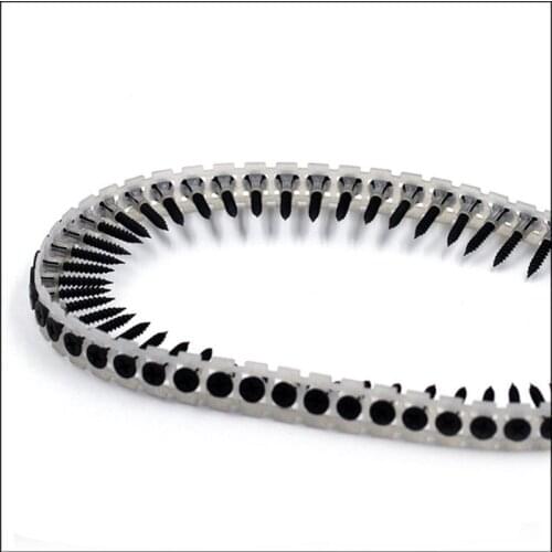 50pcs nails vollated screw Woodworking decoration chain screw gun nail Automatic nail feeding and continuous hitting board