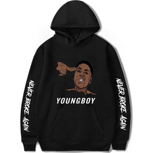 YoungBoy Never Broke Again Hooded Men/Women Clothes 2020 Harajuku Hip Hop Casual Tops Hoodie Sweatshirts Men Print Plus Size 4XL