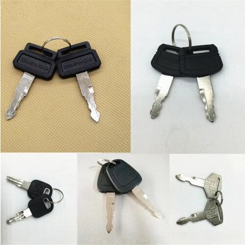 1pc Heavy Equipment Excavator Grab Lgnition Keys For Hitachi Daewoo