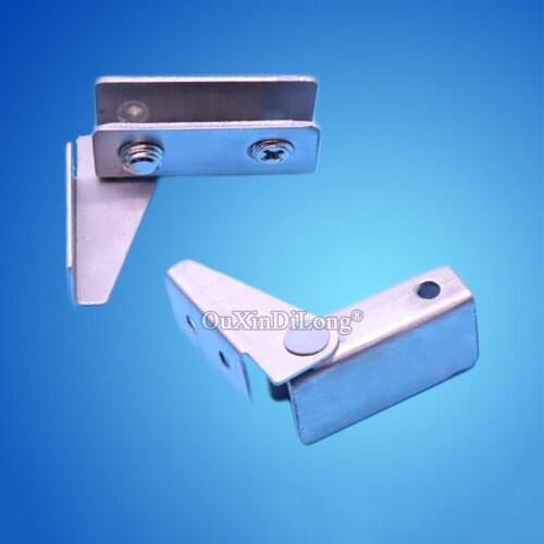 10Pairs Stainless Steel Cabinet Hinge Install Up and Down Glass Pivot Door Hinge Clamps For 5-8mm Glass Door GF257