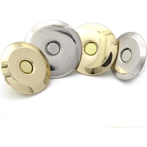 100 Sets Metal Magnetic Snap Clasps 16mm 18mm 20mm For Sewing Purse Handbag Bag Craft Drop Shipping