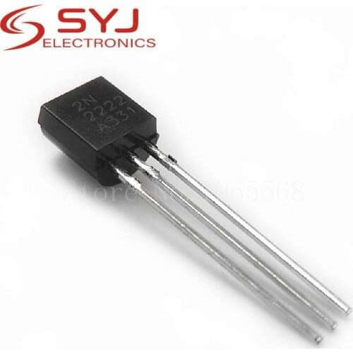 100pcs/lot 2N2222 2N2222A TO-92 TO 92 Transistor New original In Stock