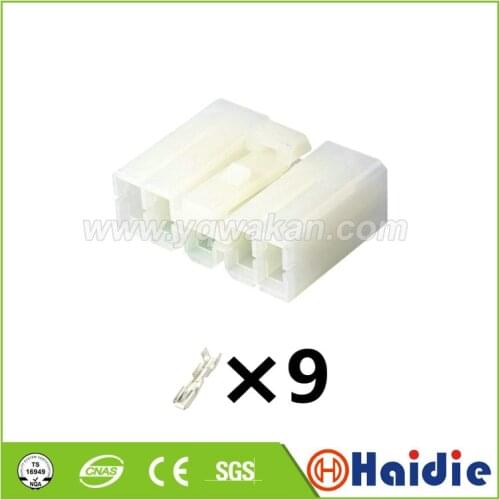 2sets KET 9pin plastic auto wiring harness MG 610154 cable electric connector with terminals MG610154