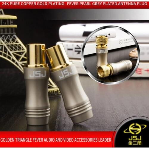 Cable digital TV set-top box plug Welding male TV head 90 degree radio frequency head F head