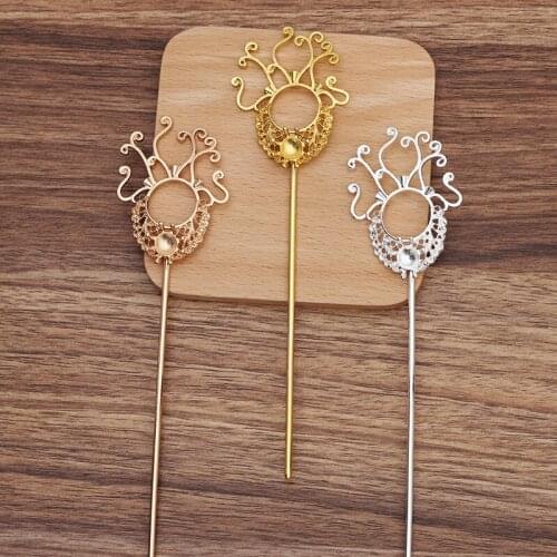 5 Pieces Metal 120mm Hair Sticks Hairpins Hair Clip Vintage Bridal Headwear Diy Hair Accessories Jewelry Making