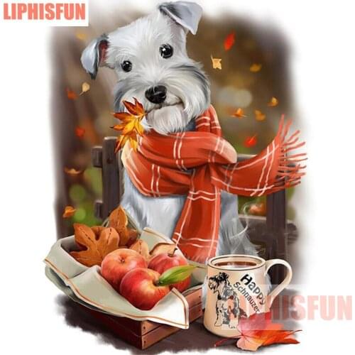 5d diy Diamond Painting Full Drill Square Resin Rhinestone Cross Stitch Diamond Embroidery Home Decor Christmas Dog