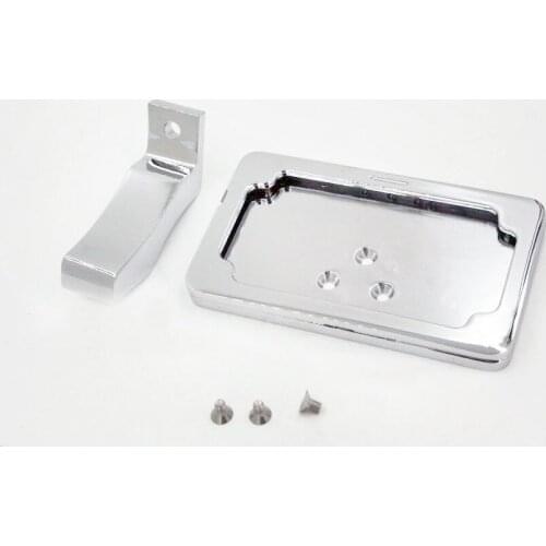 Aftermarket free shipping motorcycle parts Chrom Side Mounted License Plate Bracket Fit YZF 1000 R1 600 R6 1999-2013