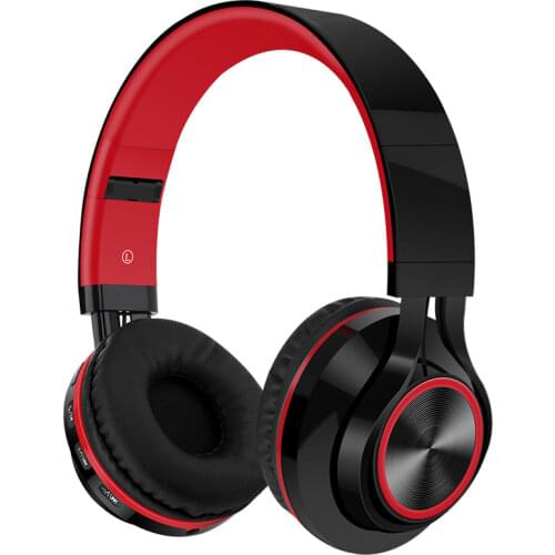 Bluetooth Headphone Over-Ear Wireless Headphones Foldable Stereo Earphone Headset with Mic support TF card FM for PC Music MP3