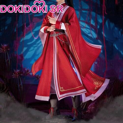 DokiDoki-SR Anime Tian Guan Ci Fu Cosplay Hua Cheng San Lang Ver Red Costume Heaven Officials Bless HuaCheng Cosplay