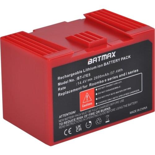I7E5 Li-ion Battery for iRobot Roomba Vacuum Cleaner e series e5 e6 and i series i7 i7+ i7550 i7558 ABL-D1