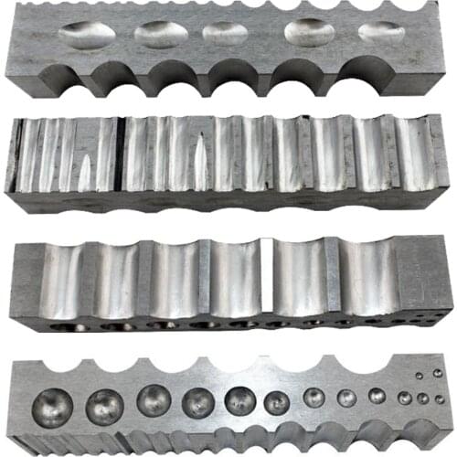 2KG Jewelry Bending & Shaping Tool Steel Block Design Forming Block Dapping