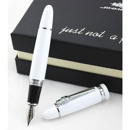 JINHAO 159 Broad 18KGP 0.5mm Nib Fountain Pen white colours Fashion pens