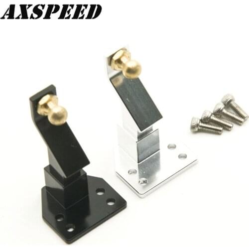 AXSPEED RC Car Trailer Hook Metal Front Rear Bumper Tow Shackle Rescue Hook for 1:10 RC Crawler Axial SCX10 TRX4 D90 Parts