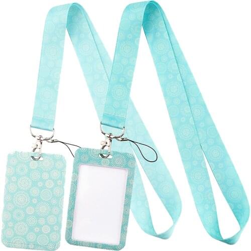 LT790 Bohemia Woman Neck Strap Lanyards Keychain Badge Holder ID Card Pass Hang Rope Lariat Lanyard Key Ring Gifts Accessories