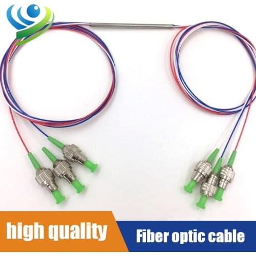 Mini Fiber Optic Splitter FBT 3X3 Coupler Single Mode 1310/1550nm 900um Loose Tube
