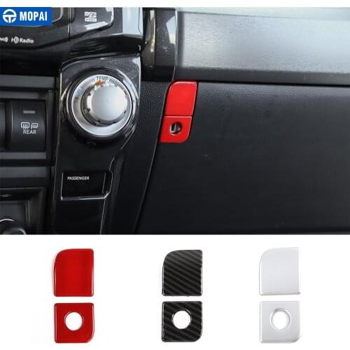 MOPAI Interior Mouldings Stickers for Car Copilot Armrest Storage Switch Decoraiton Cover Accessories for Toyota 4Runner 2010