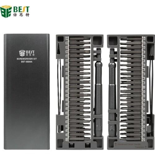 BST-8934A 50 in 1precision screwdriver set magnetic screwdriver set for Mobile Phone Tablet PC Repair Tools