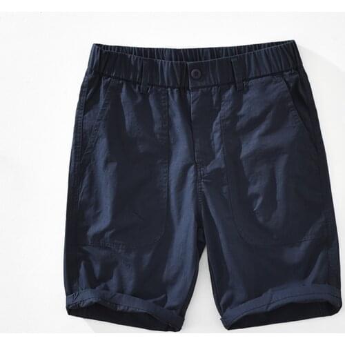 100% Cotton new style Italy Suehaiwes brand trendy shorts for men casual comfortable elastic waist shorts men 36size pantalones