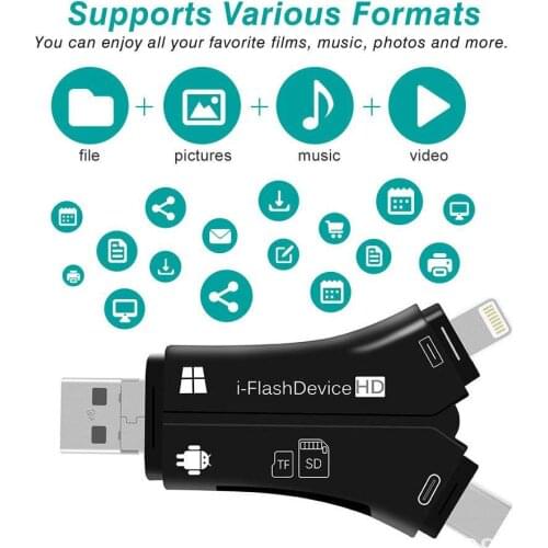 Hunting Trail Camera and one 4 in 1 Card Reader Adapter